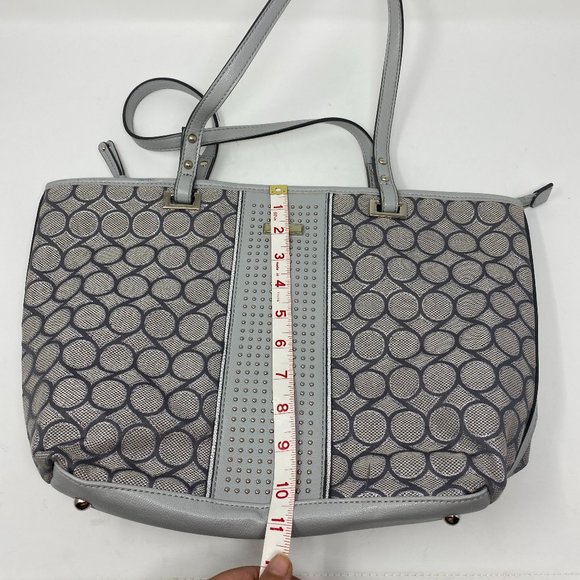 Nine West Tote Bag Silver and Gray - Picture 9 of 16